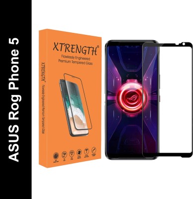 XTRENGTH Edge To Edge Tempered Glass for ASUS Rog Phone 5 Ultimate 5s|5s Pro(Pack of 1)