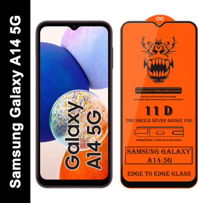Forego Edge To Edge Tempered Glass for SAMSUNG Galaxy A14 5G(Pack of 1)