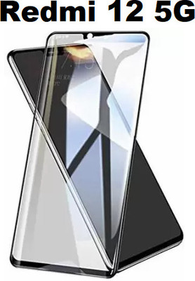 GDBUY Tempered Glass Guard for Redmi 12 5G, Redmi 12(Pack of 1)