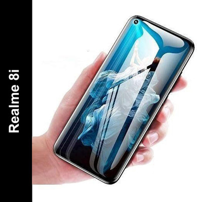 Hyper Edge To Edge Tempered Glass for Realme 8i, realme 8i(Pack of 1)