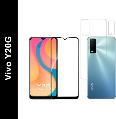 Ten To 11 Front and Back Tempered Glass for Vivo Y20G(Pack of 3)
