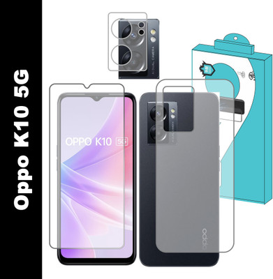 Olonga Front and Back Tempered Glass for OPPO K10 5G(Pack of 3)
