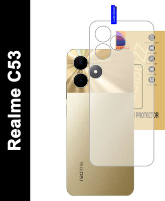 DESIBUZZ Back Tempered Glass for realme C53, (Scratch Proof,Ultra Thin Flexible Guard)(Pack of 1)