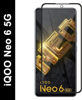 welldesign Edge To Edge Tempered Glass for iQOO Neo 6 5G, Vivo iQOO Neo 6 5G(Pack of 1)