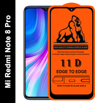 Forego Edge To Edge Tempered Glass for Mi Redmi Note 8 Pro(Pack of 1)