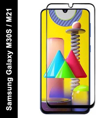 NewSelect Edge To Edge Tempered Glass for Samsung Galaxy M30S, Samsung Galaxy M21(Pack of 1)