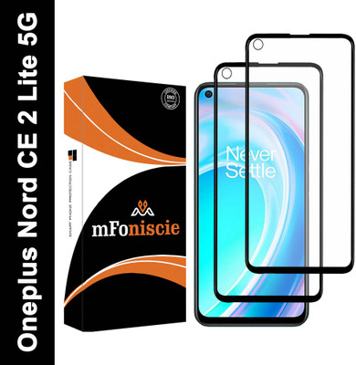 mFoniscie Edge To Edge Tempered Glass for Oneplus Nord CE 2 Lite 5G, Oneplus Nord CE 2 Lite(Pack of 2)