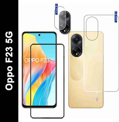 Olonga Front and Back Tempered Glass for OPPO F23 5G(Pack of 3)