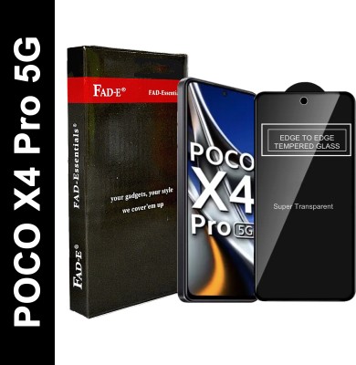 FAD-E Edge To Edge Tempered Glass for POCO X4 Pro 5G, POCO X4 Pro(Pack of 1)