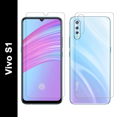 SOLIVAGANT Front and Back Tempered Glass for Vivo S1(Pack of 2)