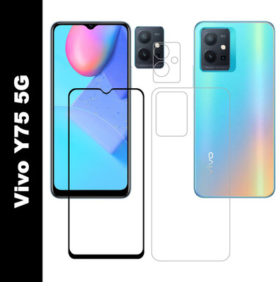 Ten To 11 Front and Back Tempered Glass for ViVO Y75 5G(Pack of 3)