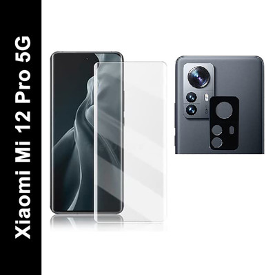 XRENGTH Tempered Glass Guard for Xiaomi Mi 12 Pro 5G. & Back Camera Lens Protector(Pack of 1)