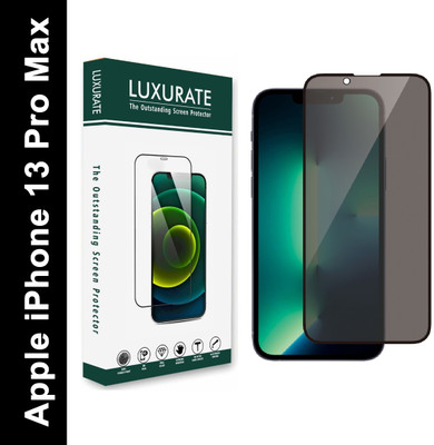 LUXURATE Tempered Glass Guard for Apple iPhone 13 Pro Max(Pack of 1)