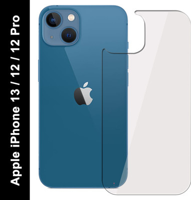 Dainty TECH Back Tempered Glass for Apple iPhone 13, Apple iPhone 12, Apple iPhone 12 Pro(Pack of 1)