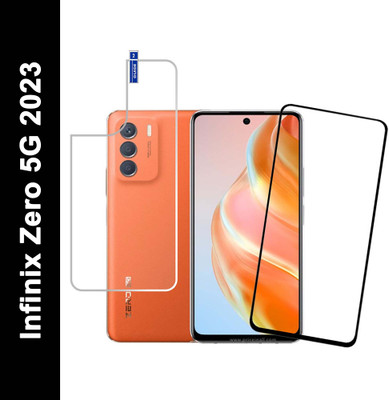 Olonga Front and Back Tempered Glass for INFINIX ZERO 5G 2023(Pack of 2)