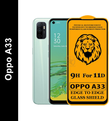 HQ Protection Edge To Edge Tempered Glass for Oppo A33(Pack of 1)