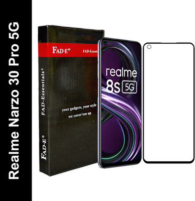 FAD-E Tempered Glass Guard for Realme 8s 5G, Realme 8 5G, Realme Narzo 30 Pro 5G, Realme 7, Realme 6, Realme 9 5G(Pack of 1)