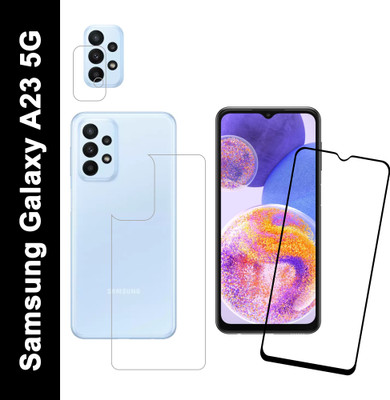 Ten To 11 Front and Back Tempered Glass for Samsung Galaxy A23 5G(Pack of 3)