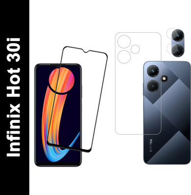 Ten To 11 Front and Back Tempered Glass for Infinix Hot 30i(Pack of 3)