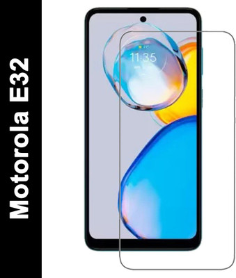 DMJHP Tempered Glass Guard for Motorola E32(Pack of 1)