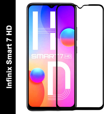 EITANSHA CREATION Edge To Edge Tempered Glass for Infinix Smart 7 HD, Infinix Smart 7(Pack of 1)