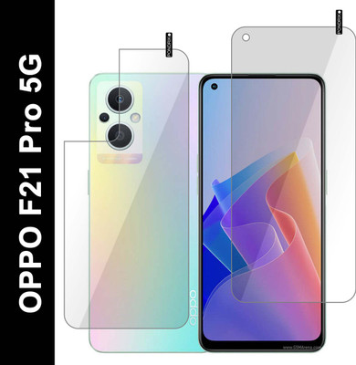 PONDRIK Front and Back Screen Guard for OPPO F21 Pro 5G(Pack of 2)