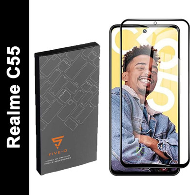 GORILLA FIVE Edge To Edge Tempered Glass for : Realme C55.(Pack of 1)