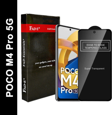 FAD-E Edge To Edge Tempered Glass for POCO M4 Pro 5G(Pack of 1)