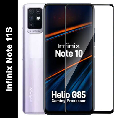 Knotyy Edge To Edge Tempered Glass for Infinix Note 10, Infinix Note 10 Pro, Infinix Note 11s(Pack of 1)