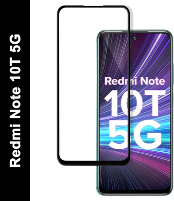 Flipkart SmartBuy Edge To Edge Tempered Glass for Redmi Note 10T 5G, Mi Redmi Note 10T 5G(Pack of 1)