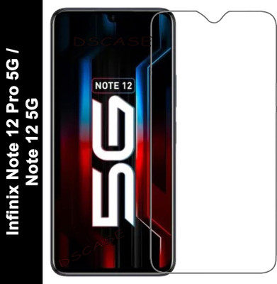 DSCASE Tempered Glass Guard for Infinix Note 12 5G, Infinix Note 12 Pro 5G(Pack of 1)