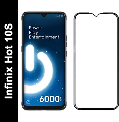 GORILLA FIVE Edge To Edge Tempered Glass for Infinix Hot 10S(Pack of 1)