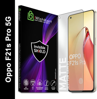 iWishKart Edge To Edge Tempered Glass for Oppo F21s Pro|OnePlus Nord 2|2T|Oppo F21s Pro 5G Matte Gorilla Glass ( 0.3 mm )(Pack of 1)