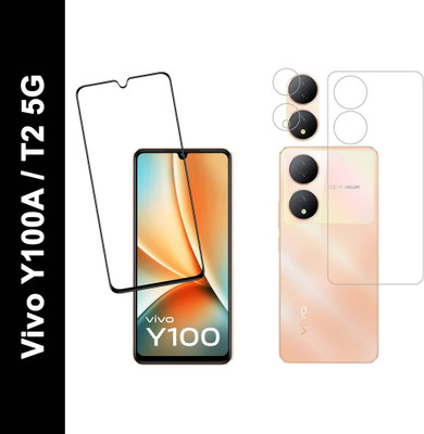 Ten To 11 Front and Back Tempered Glass for ViVO Y100 5G, ViVO Y100A/ViVO T2 5G(Pack of 3)