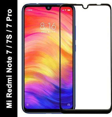 EASYBIZZ Edge To Edge Tempered Glass for Mi Redmi Note 7, Mi Redmi Note 7 Pro, Mi Redmi Note 7S(Pack of 1)