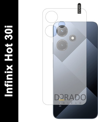 DORADO SHIELD Back Tempered Glass for infinix hot 30i back tempered glass(Pack of 1)