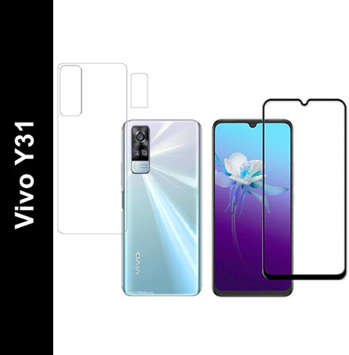 Ten To 11 Front and Back Tempered Glass for Vivo Y31(Pack of 3)