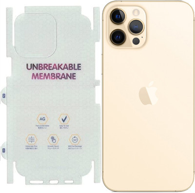 yuvu77 Back Screen Guard for Apple iPhone 15 Pro Max, Matte Finish Back Membrane, 360 coverage(Pack of 1)