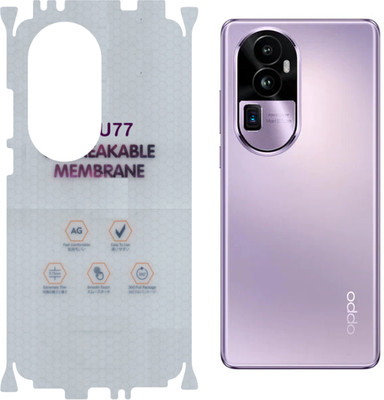 YUVUMCARE Back Screen Guard for Oppo Reno 10 Pro Plus 5G, Membrane 360 coverage, unbreakable membrane(Pack of 1)