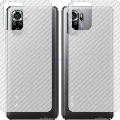 TELTREK Back Screen Guard for MI REDMI NOTE 11 SE INDIA (3D Carbon Fiber Finish)(Pack of 2)