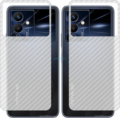 ZINGTEL Back Screen Guard for INFINIX NOTE 12 PRO 5G (3D Carbon Fiber Finish)(Pack of 2)