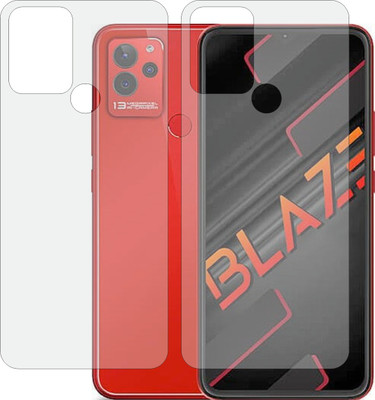 ZINGTEL Back Screen Guard for LAVA BLAZE (Matte Finish)(Pack of 2)