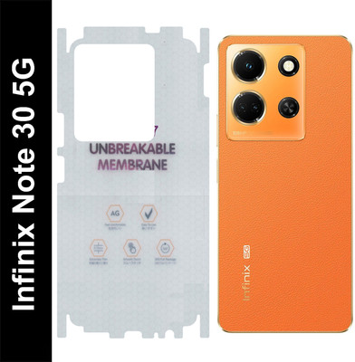 yuvu77 Back Screen Guard for Infinix Note 30 5G, Membrane 360 coverage(Pack of 1)