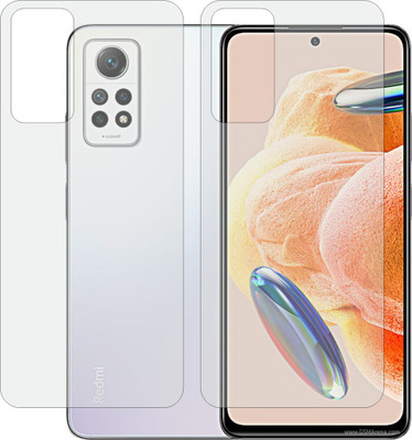 MOBART Back Screen Guard for XIAOMI REDMI NOTE 12 PRO 4G (Matte Finish)(Pack of 2)