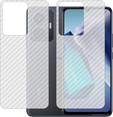 ZINGTEL Back Screen Guard for VIVO T1 SNAPDRAGON 680 (3D Carbon Fiber Finish)(Pack of 2)