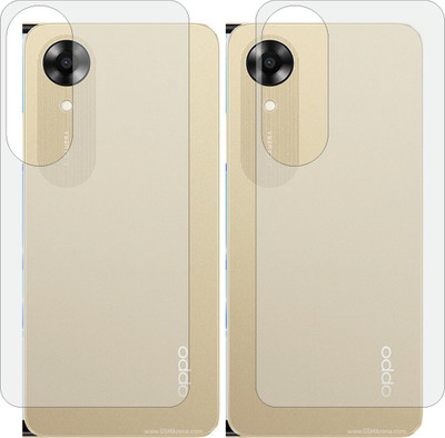 ZINGTEL Back Screen Guard for OPPO A17K CPH2471 (Matte Finish)(Pack of 2)