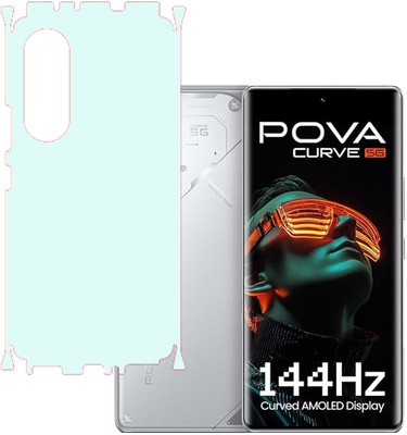 KARTRAY Back Screen Guard for Tecno Pova Curve 5G, Back Screen Guard with Sides, Matte Finish(Pack of 1)