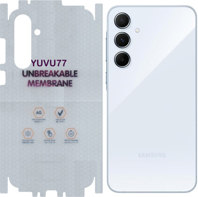 YMC77 Back Screen Guard for SAMSUNG Galaxy A35 5G, Membrane with 360 coverage, unbreakable membrane(Pack of 1)