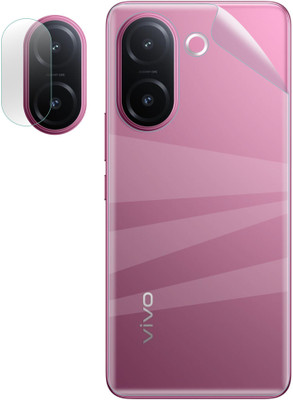 Vatsin Back Screen Guard for ViVO V60, ViVO V60 [With Rear Camera Lens Guard](Pack of 2)