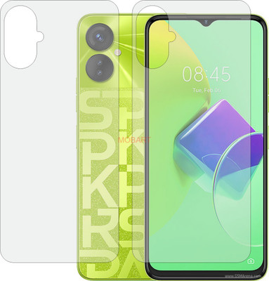MOBART Back Screen Guard for TECNO SPARK 9 PRO (Matte Finish)(Pack of 2)
